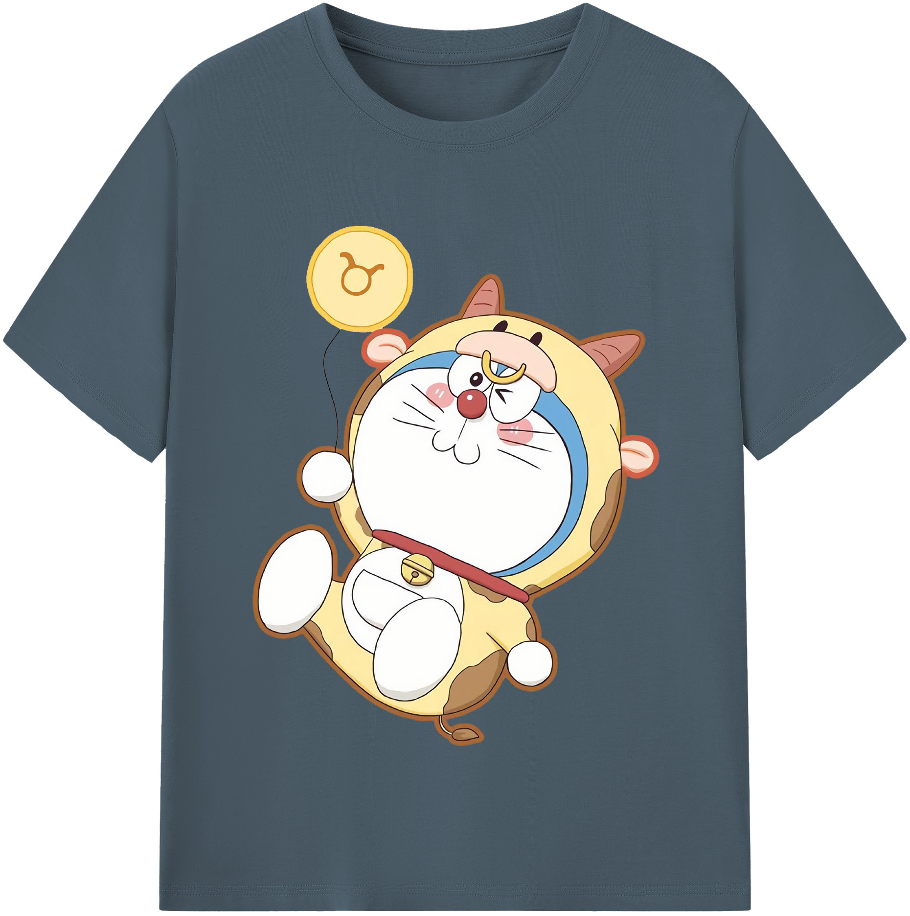 （画像用） ドラえもん Doraemon 綿100％半袖Tシャツ（フロントプリント）